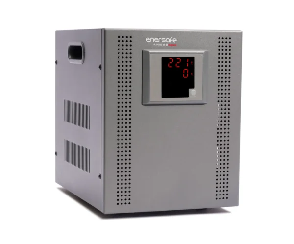 Regulador de Voltaje 220v 5000va 4500w Monofásico-1 Regulador de Voltaje Enersafe 5KVA (5000VA)